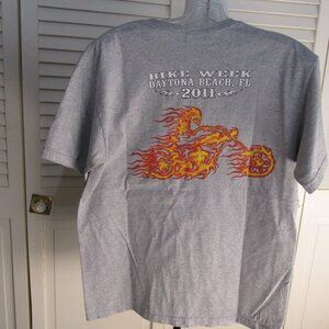 Daytona Bike week 2011 T-Shirt  Size:  Medium 90% Cotton; 10% Polyester Conditio